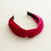 Load image into Gallery viewer, Velvet twisted knot head band
