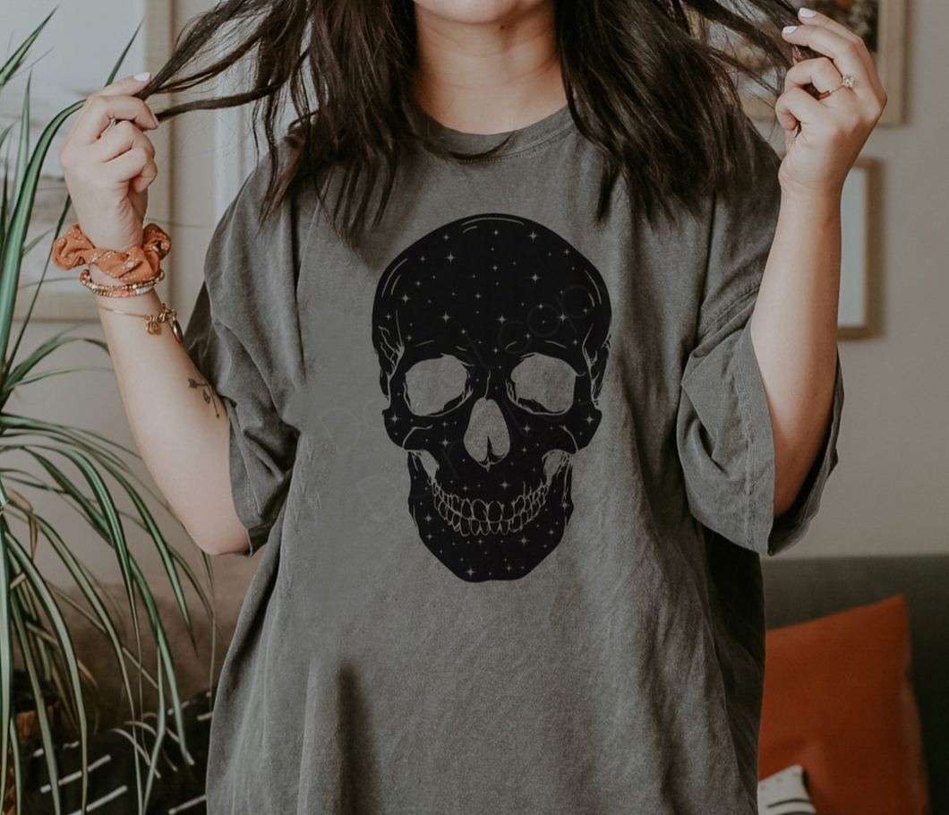 Starry Skull  - Tshirt