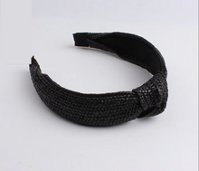 Load image into Gallery viewer, Raffia extra wide head band
