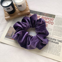 Load image into Gallery viewer, Oversized Velvet Hair Scrunchie
